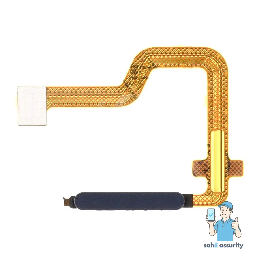 Fingerprint Sensor with Flex Cable for Motorola Moto G73 Blue